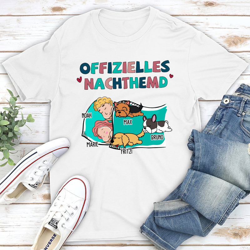 Nachthemd Für Paare - Personalisiertes Unisex T-Shirt