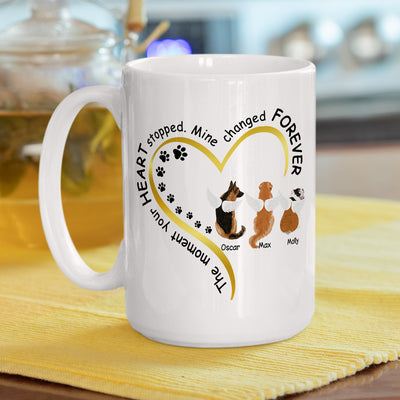 My Heart Changed Forever - Personalized Custom Coffee Mug