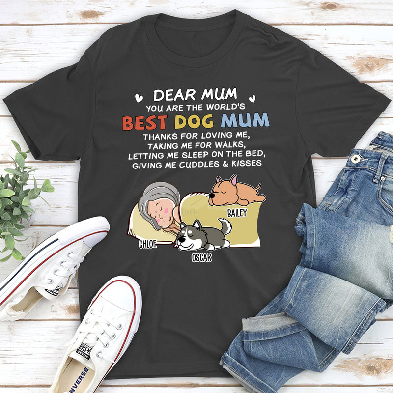 Dear Dad - Personalized Custom Unisex T-shirt