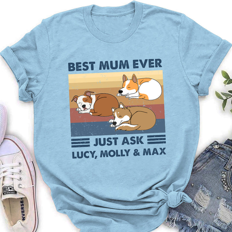 Best Dad Ever Just Ask - Personalized Custom Women&