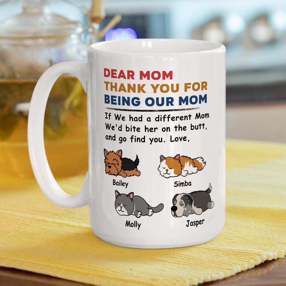 Bite Him On The Butt, Personalized Accent Mug, Gift For Dog Lovers -  PersonalFury