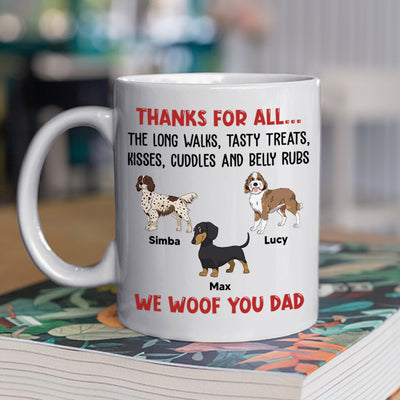 Thanks For Tasty Treats - Personalized Custom Coffee Mug