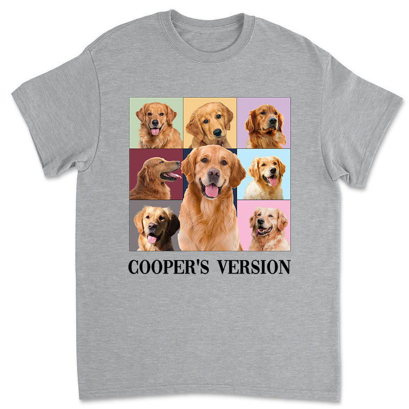 Custom Pet Photo Vintage - Personalized Custom Unisex T-shirt