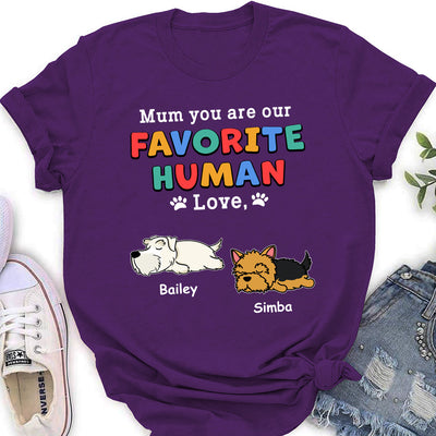 Favorite Dog Parents  - Personalized Custom Women's T-shirt