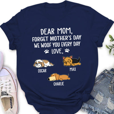 Woof You Mom - Personalized Custom Women's T-shirt