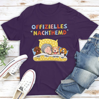 Offizielles Nachthemd 2 - Personalisiertes Unisex T-shirt