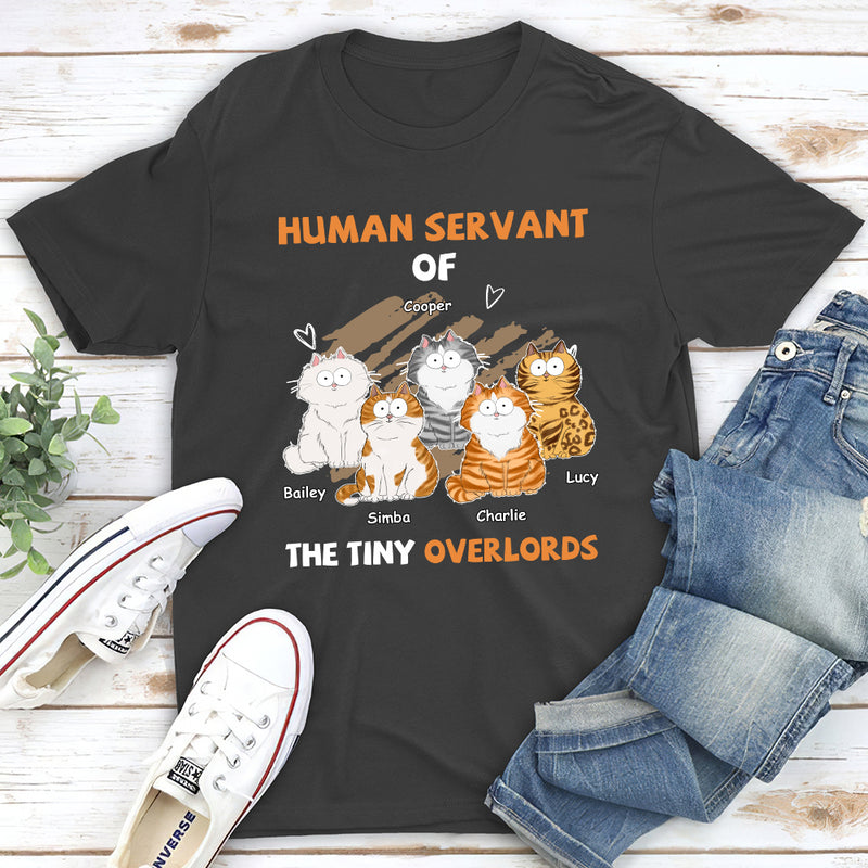 Human Servant Of Overlords - Personalized Custom Unisex T-shirt