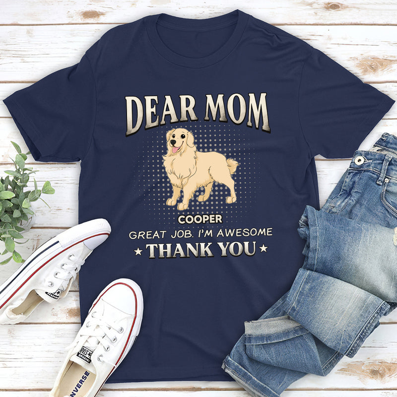 Dad We Are Awesome - Personalized Custom Premium T-shirt