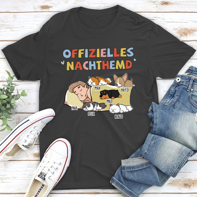 Nachthemd Für Haustierbesitzer 2 - Personalisiertes Premium T-Shirt