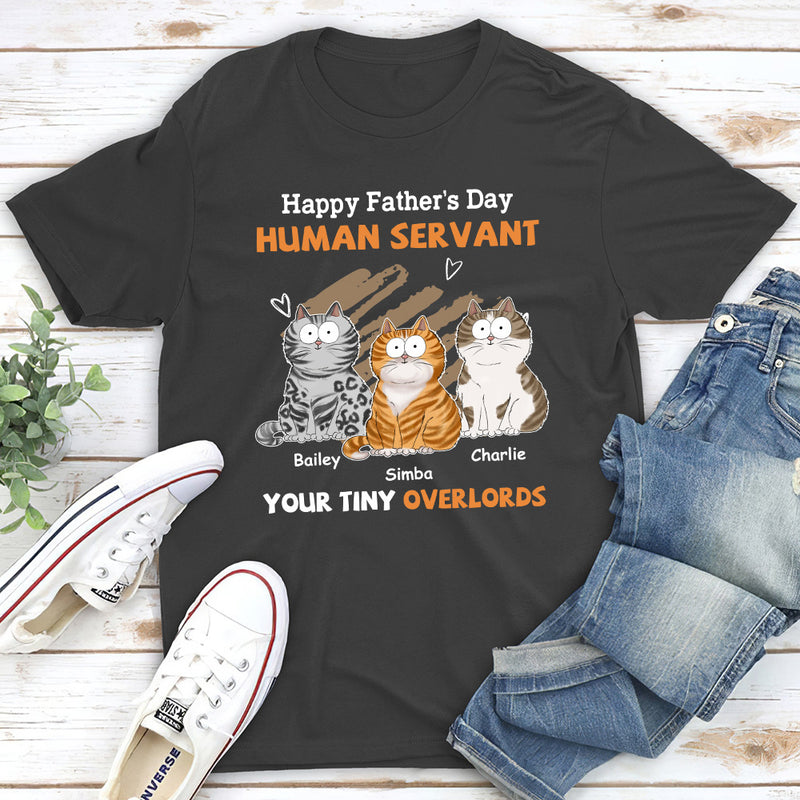 To My Human Servant - Personalized Custom Premium T-shirt