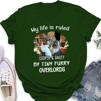 Cat Ruled My Life - Personalized Custom Women's T-shirt