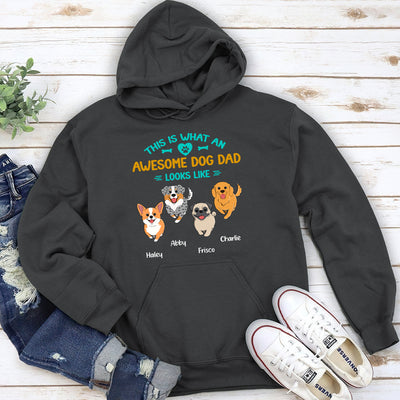 What An Awesome Dog Dad - Personalized Custom Hoodie