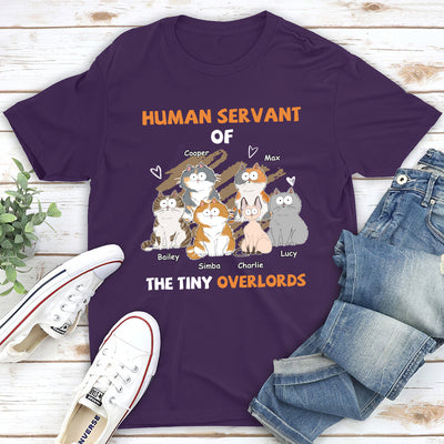 Human Servant Of Overlords - Personalized Custom Premium T-shirt