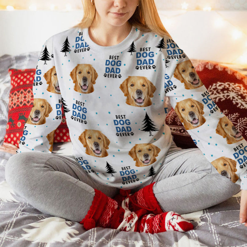 Best Fur Dog Mom - Personalized Custom All-Over-Print Sweatshirt