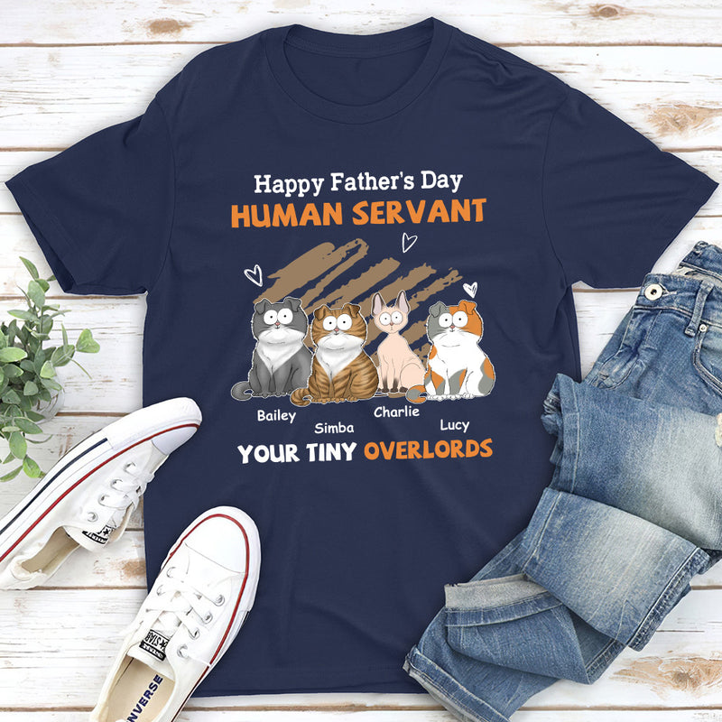 To My Human Servant - Personalized Custom Premium T-shirt