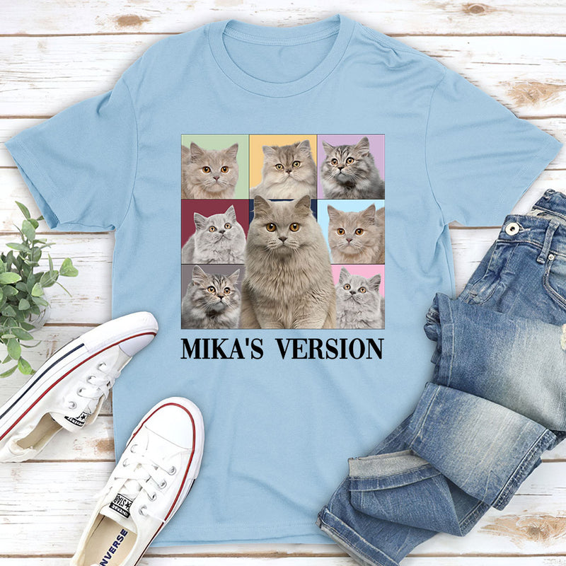 Custom Pet Photo Vintage - Personalized Custom Unisex T-shirt