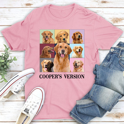 Custom Pet Photo Vintage - Personalized Custom Unisex T-shirt