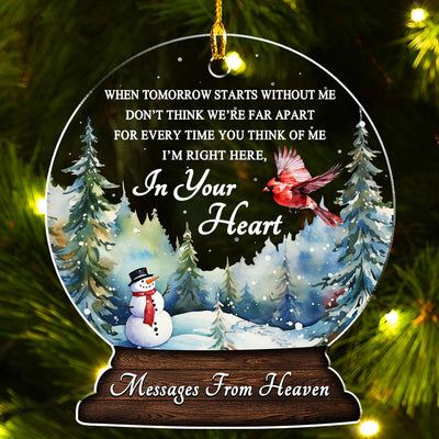 Messages From Heaven - Acrylic Ornament