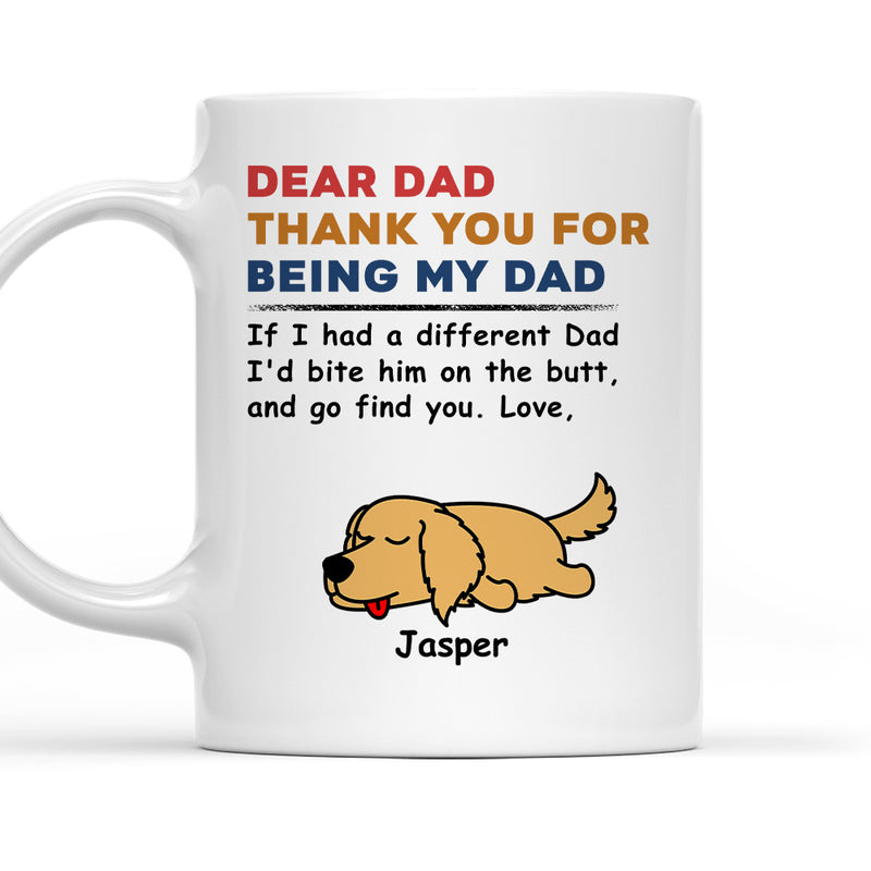 Pet Bite Butt - Personalized Custom Coffee Mug