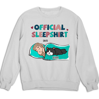 Cat Official Sleepshirt - Personalized Custom Sweatshirt