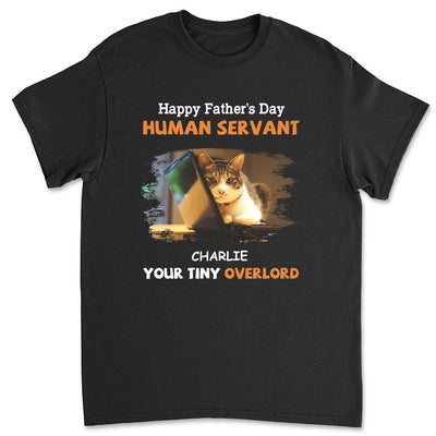 To My Human Servant Photo - Personalized Custom Premium T-shirt