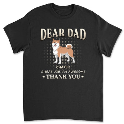 Dad We Are Awesome - Personalized Custom Unisex T-shirt