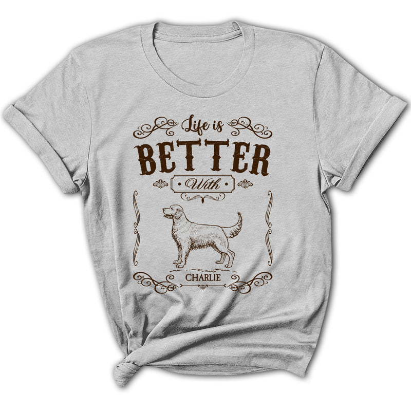 Life Is Better Vintage  - Personalized Custom Women&