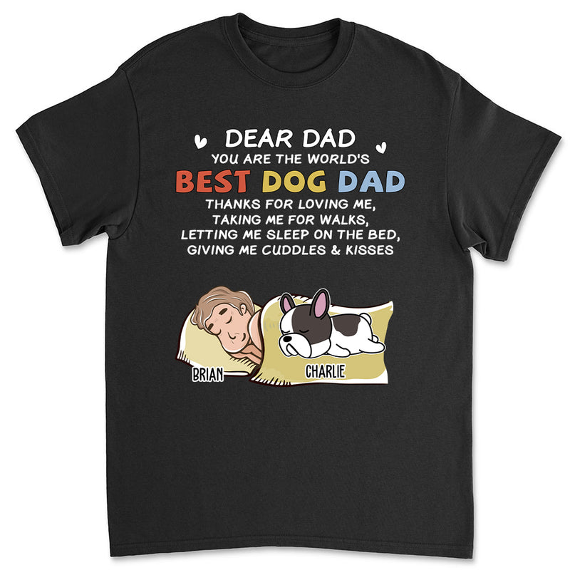 Dear Dad - Personalized Custom Unisex T-shirt