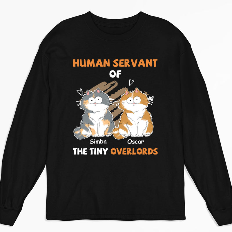 Human Servant Of Overlords - Personalized Custom Long Sleeve T-shirt