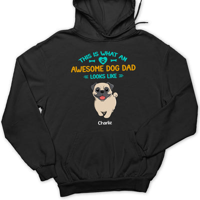 What An Awesome Dog Dad - Personalized Custom Hoodie