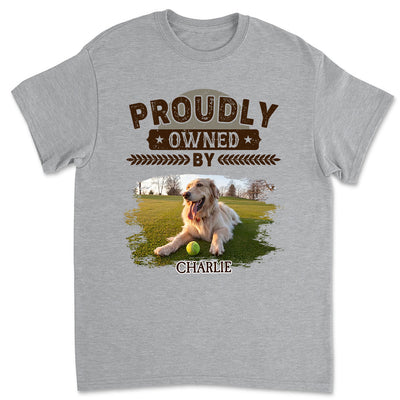 Proudly Owned By Photo - Personalized Custom Unisex T-shirt