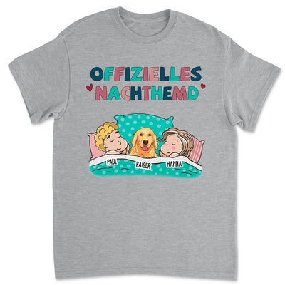 Offizielles Nachthemd Haustiere Für Paare - Personalisiertes Unisex T-Shirt