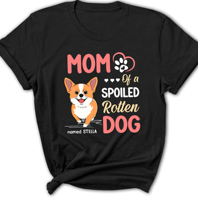 Parent Of A Spoiled Dogs - Personalized Custom Women's T-shirt