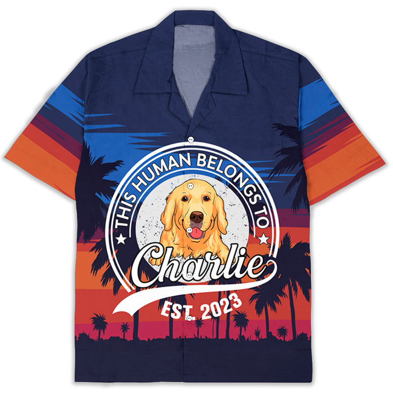 Summer Human Belongs - Personalized Custom Hawaiian Shirt
