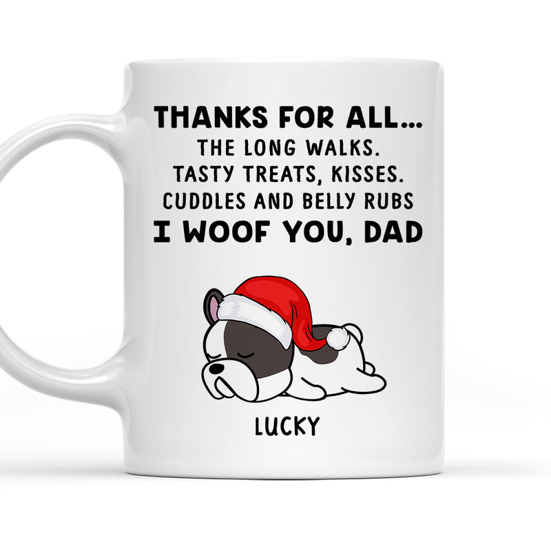 Dog Thanks All - Personalized Custom Coffee Mug