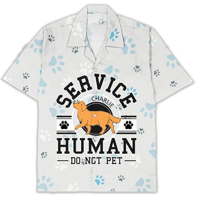 Summer Service Human - Personalized Custom Hawaiian Shirt