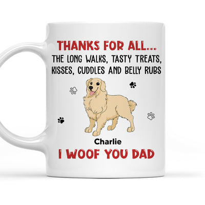 Thanks For Tasty Treats - Personalized Custom Coffee Mug