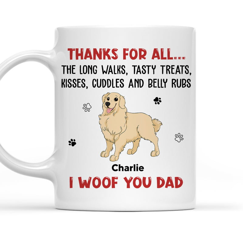 Thanks For Tasty Treats - Personalized Custom Coffee Mug