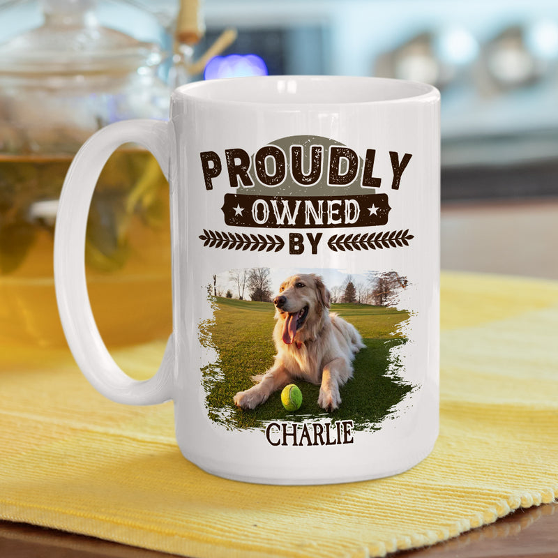 Proudly Owned By - Personalized Custom Coffee Mug