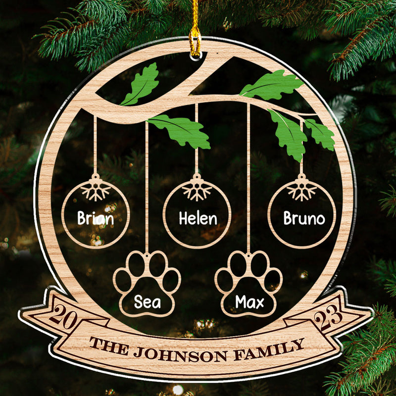 Charm Tree - Personalized Custom Acrylic Ornament