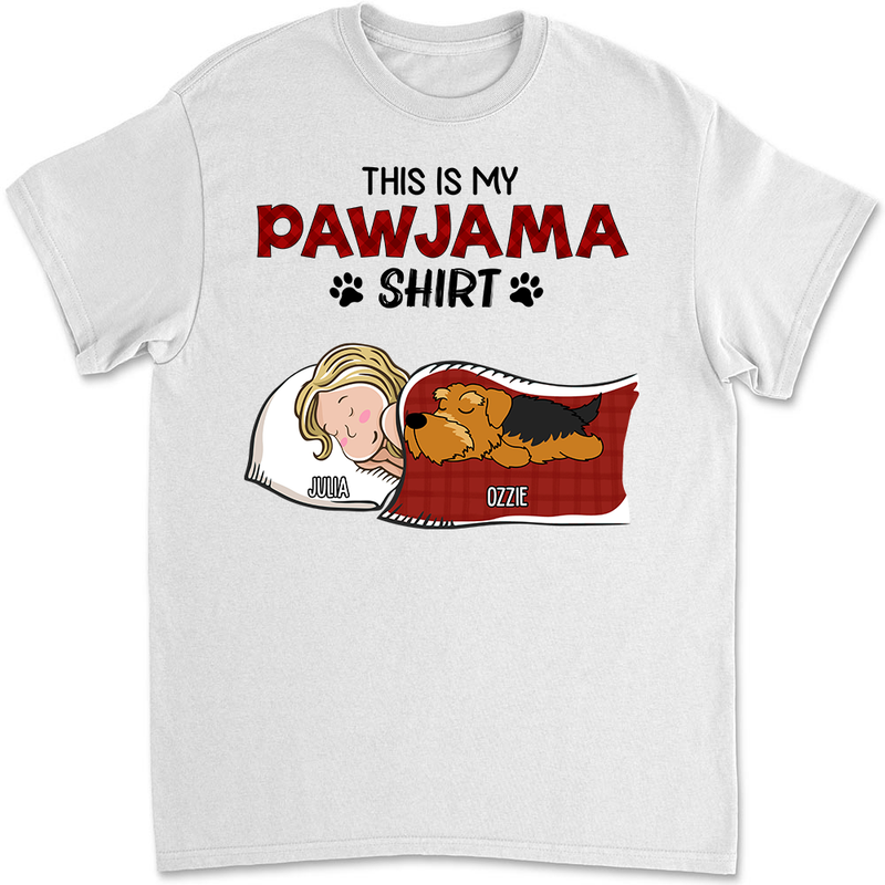 Sleeping Pajama Shirt - Personalized Custom Premium T-shirt