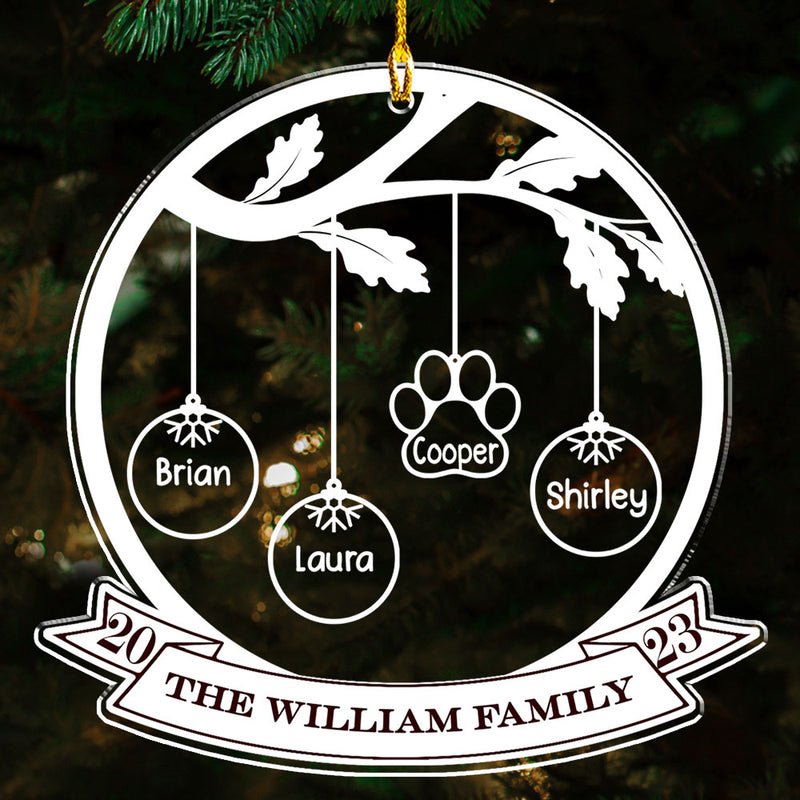 Charm Tree - Personalized Custom Acrylic Ornament