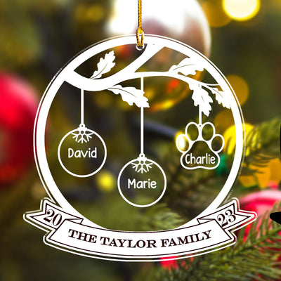 Charm Tree - Personalized Custom Acrylic Ornament