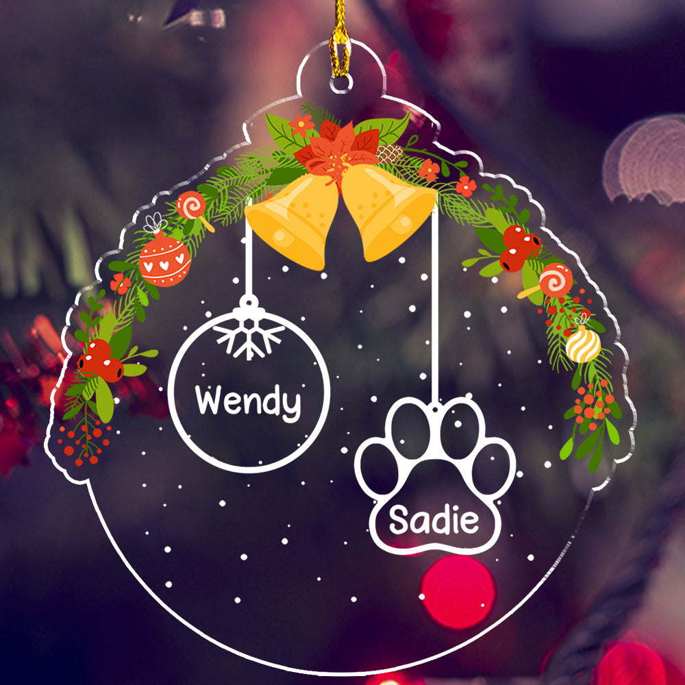 Paw Charm - Personalized Custom Acrylic Ornament