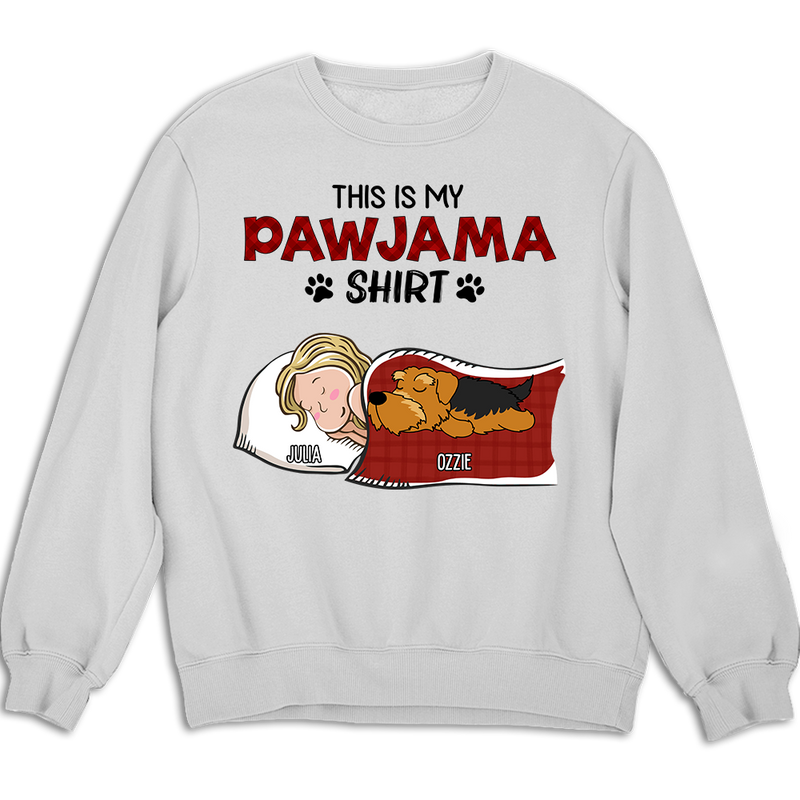 Sleeping Pajama Shirt - Personalized Custom Sweatshirt