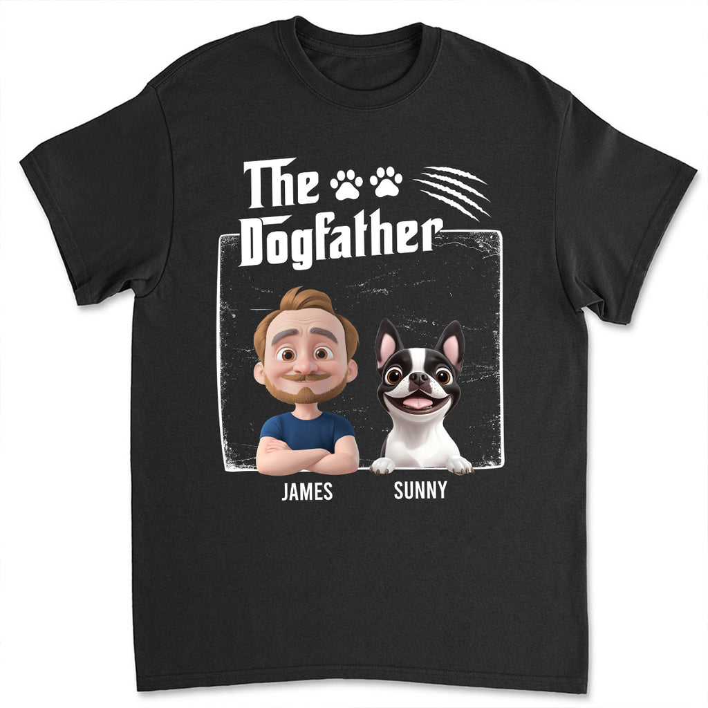 The Dogfather - Personalized Custom Unisex T-Shirt