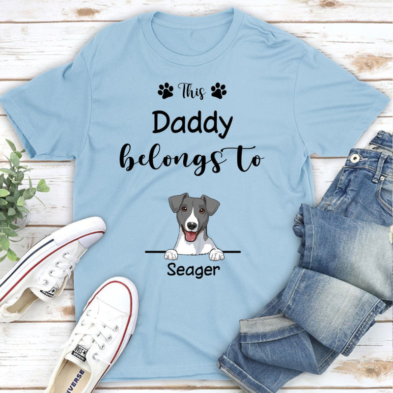 This Grandma Belongs to - Personalized Custom Unisex T-shirt