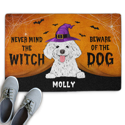Beware Of Dog - Personalized Custom Doormat
