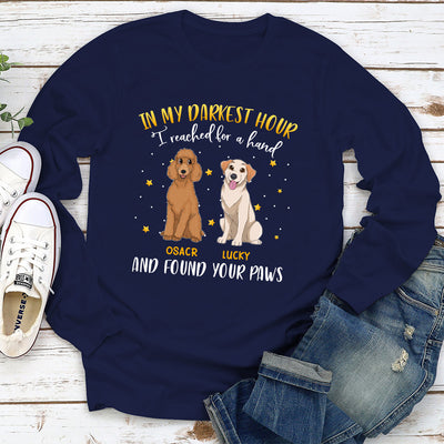 Reach For A Paw - Personalized Custom Long Sleeve T-shirt