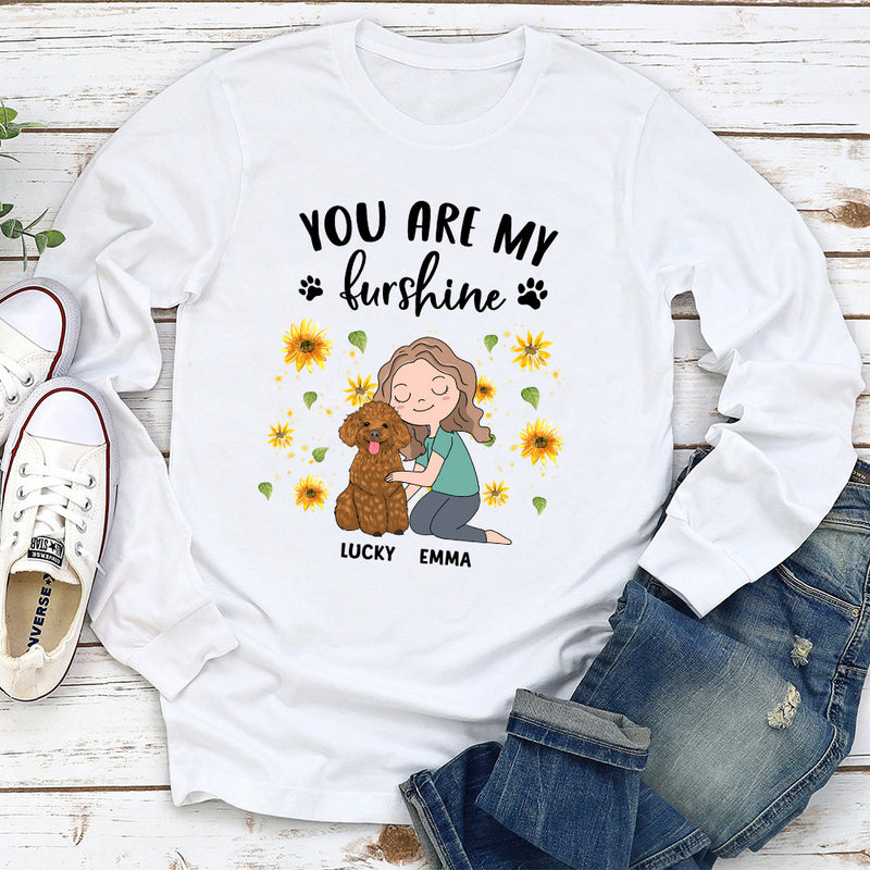 My Furshine Is - Personalized Custom Long Sleeve T-shirt